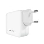 Carregador AC Macally 24W com 2 Portas (USB + USB-C) 4