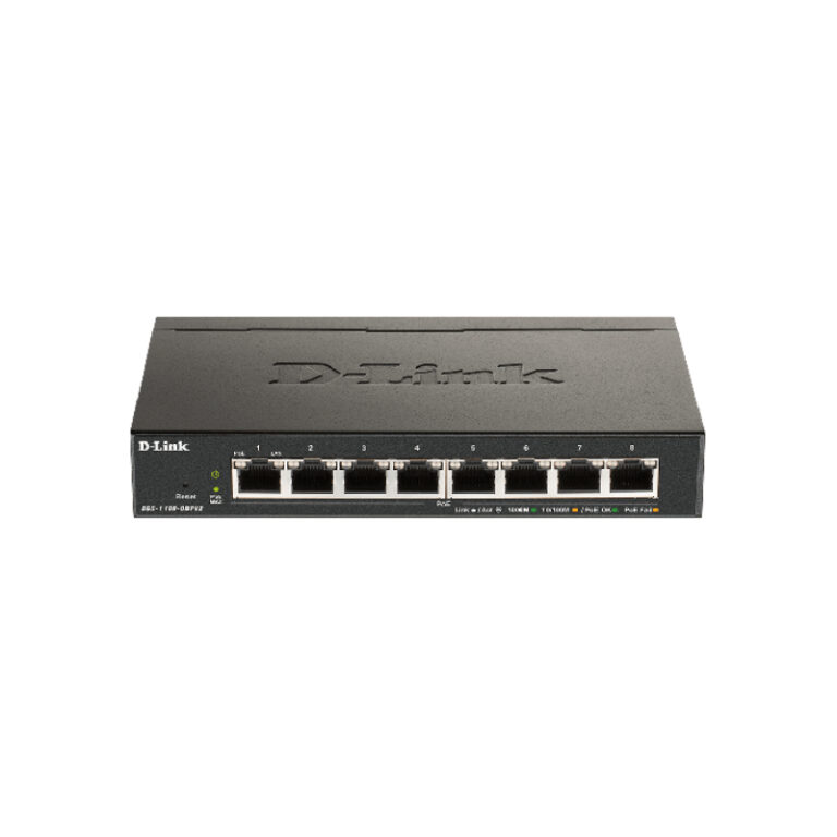 Switch D-Link DGS-1100-08PV2 8-Port Gigabit PoE Smart Managed