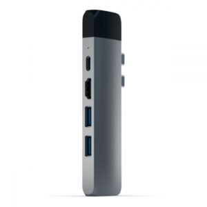 HUB Satechi Type-C Pro Ethernet 4K HDMI Cinzento
