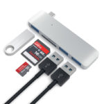 HUB Satechi Type-C 3.0 3em1 Cinzento