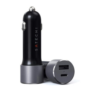 Carregador de Isqueiro Satechi USB-C 72W Cinzento Sideral