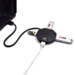 Hub USB Ewent EW1138 4 Portas 3.1 Gen 1 USB 3.0