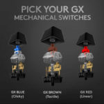 Teclado Logitech G512 Carbon Mecânico RGB GX Brown Switch PT_2
