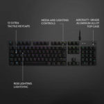 Teclado Logitech G512 Carbon Mecânico RGB GX Brown Switch PT_6