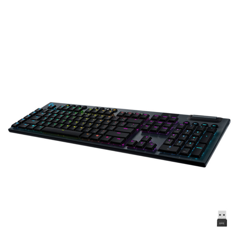 Teclado Logitech G915 Lightspeed Mecânico RGB Wireless GL Tactile Switch PT