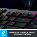 Teclado Logitech G915 Lightspeed Mecânico RGB Wireless GL Tactile Switch PT_5