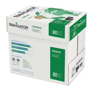 Papel NAVIGATOR UNIVERSAL A4 80gr/m2 1 Caixa = 5 resmas