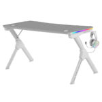 Secretária Gaming Mars Gaming MGD140RGB Branca