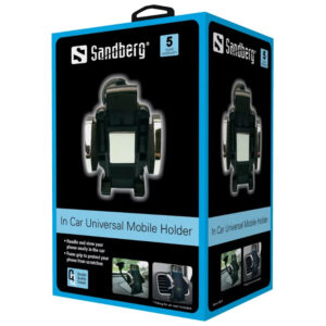 Suporte de carro Sandberg In Car Universal Preto