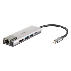 Adaptador D-Link DUB-M520 Usb-c 5 em 1