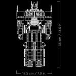 LEGO ICONS Optimus Prime 1508 Peças_7