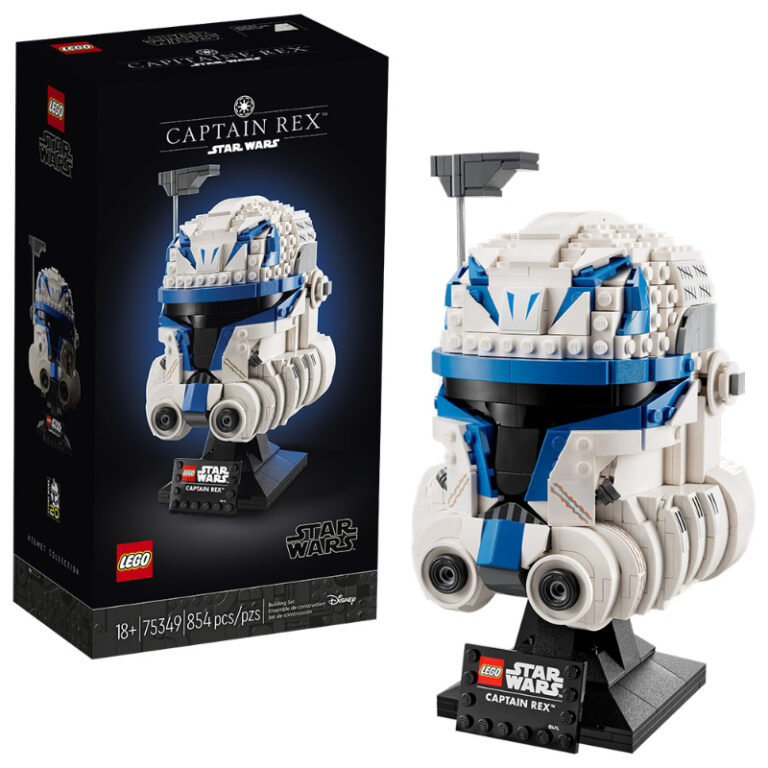 LEGO Star Wars Capacete do Capitão Rex Idades 18+ 854 Peças Item 75349