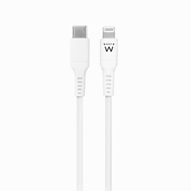Cabo Ewent EW9915 USB-C para Lightning 1m Branco