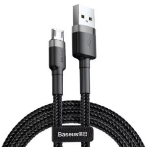 Cabo Baseus Cafule USB-A para MicroUSB 0.5m Preto