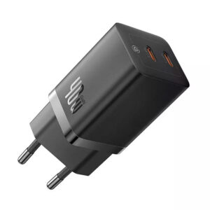 Carregador Baseus GaN5 Pro Fast Charger Dual USB-C 40W Preto