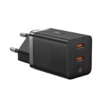Carregador Baseus GaN5 Pro Fast Charger Dual USB-C 40W Preto