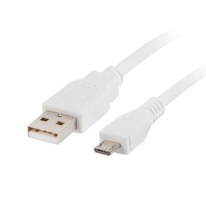Lanberg Cabo usb 2.0 Macho/micro usb Macho 1.8M Branco Dm CA19423194