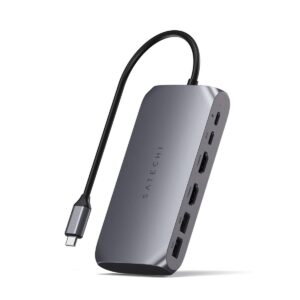 Adaptador Satechi USB-C Multimedia Adapter M1 Cinza