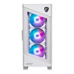 Caixa ATX MSI MPG Velox 100R White 2X USB 3.2 RGB