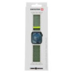 Bracelete Nylon Velcro Swissten para Apple Watch 42-49mm (Verde brilhante)