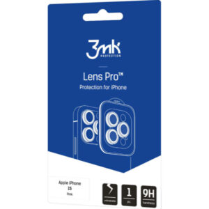Película Protectora de Lentes 3MK iPhone 15 Azul