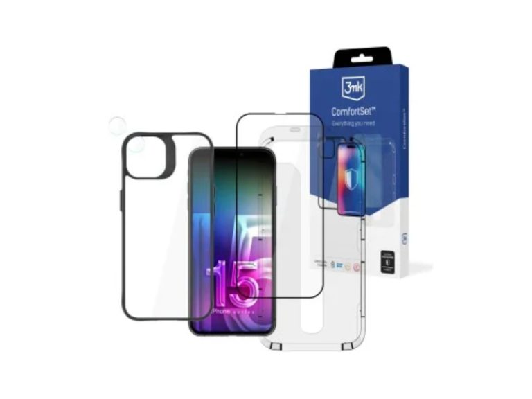 Confort Set 3MK 4 em 1 iPhone 15 Pro