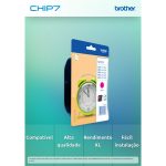 Tinteiro Brother Alto Rendimento LC-125XLMBP Magenta
