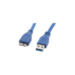 Cabo Lanberg USB 0,5 m Micro-USB A USB A Azul