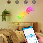 Painéis de Luz Led Triangulares Govee H6067 Glide Triangle RGB_6974316991908 3