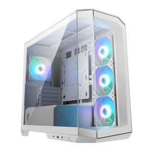 Caixa Micro-ATX MSI MAG Pano M100R PZ Series Vidro Temperado Branca