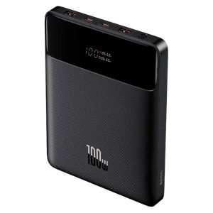 Powerbank Baseus Blade Laptop 20000mAh 100W Preta + Cabo USB-C 1m