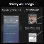 Smartphone Samsung Galaxy S24 Ultra 6.8" 12GB/512GB Dual SIM Cinzento Titânio