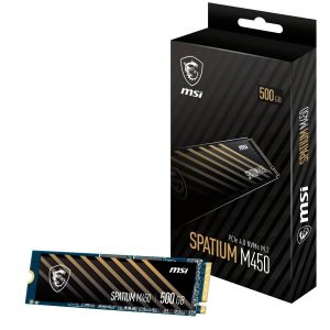 SSD M.2 2280 MSI Spatium M450 500GB 3D NAND NVMe PCIe Gen 4.0x4