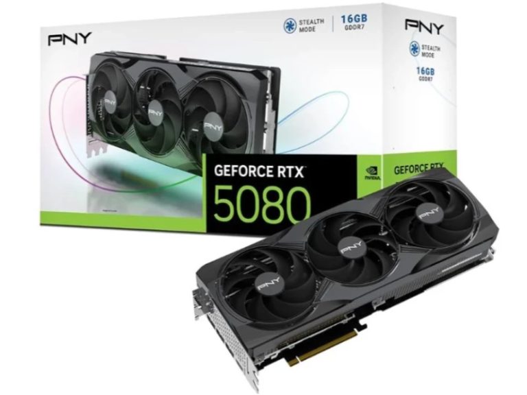 Placa Gráfica VGA PNY GEFORCE RTX 5080 OC 16GB DDR7