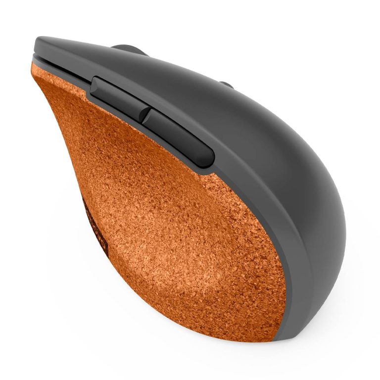 Rato Ergonómico Lenovo Go Vertical Wireless 2400DPI Cinza