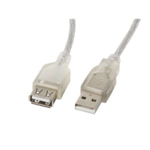 Cabo Usb Lanberg CA-USBE-12CC-0018-TR | Transparente