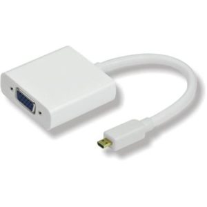 Adaptador de Cabo de Vídeo Microconnect HDMIDVGA | Branco