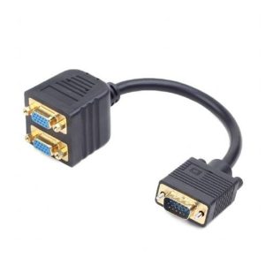 Cabo Gembird VGA p/ Dual-VGA M/F 20cm