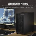Caixa ATX Corsair 3000D Airflow Vidro Temperado Preta
