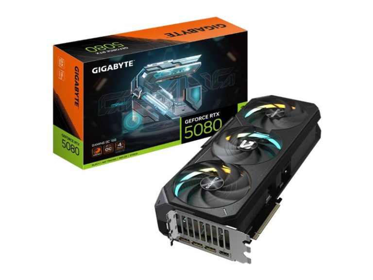 Placa Gráfica Gigabyte NVIDIA GeForce RTX 5080 Gaming OC 16G GDDR7 DLSS4