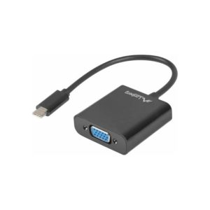 Adaptador Lanberg USB Tipo-C para VGA 15cm