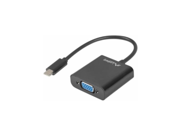 Adaptador Lanberg USB Tipo-C para VGA 15cm