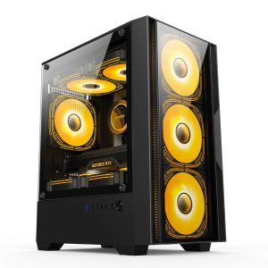 COMPUTADOR GAMING AMD Ryzen 5 5500 RX 9060 XT OC 8GB 16GB RAM 512GB SSD