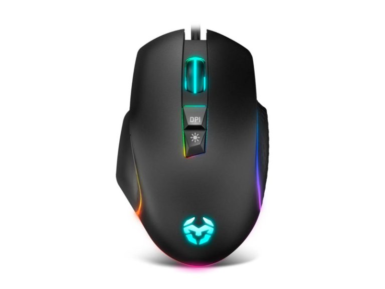 Rato Óptico Krom Keos 6400DPI RGB Preto