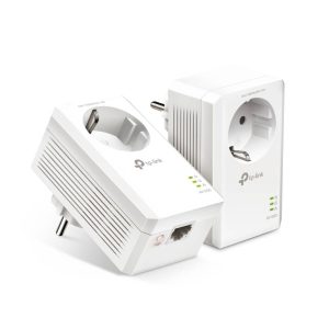 Kit Adaptador Powerline TP-Link TL-PA7017P KIT AV1000 Homeplug AV2 Gigabit Passthrough