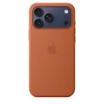 Capa em Silicone Apple com MagSafe para iPhone 17 Pro Max – Terra Cotta