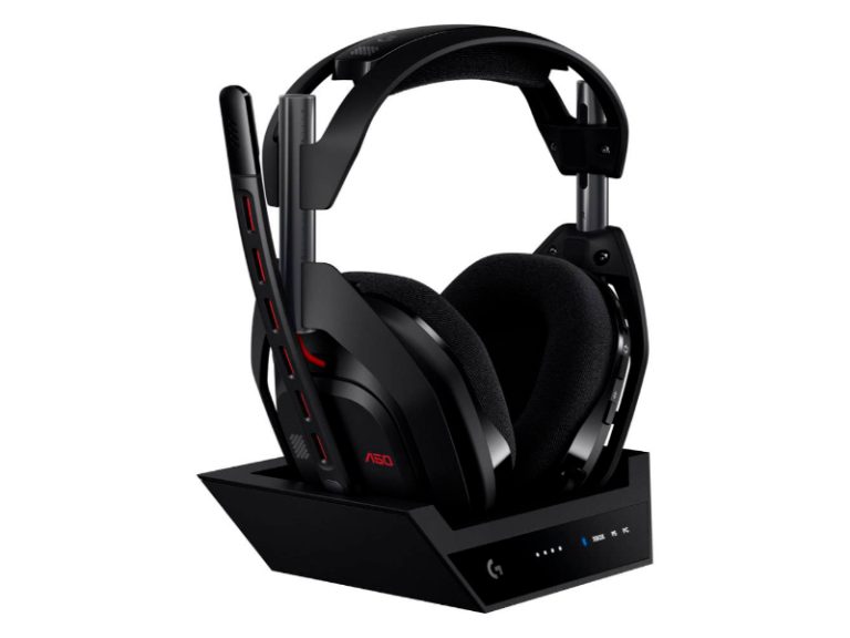 Headset Logitech G Astro A50 (Gen 5) LightSpeed Wireless + Base Station PS5&PS4/Xbox One&Series S|X/PC Preto