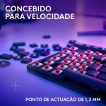 Teclado Mecânico Logitech G515 Lightspeed TKL RGB WirelessBluetooth US Preto