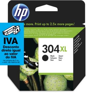 Tinteiro HP 304 XL Preto