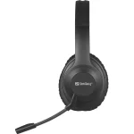 3--headset bluetooth 5.3 bluetrum anc -23db 60-600hz enc microfone 3 microfones driver 40mm 117db 30h 20h 600mah usb-c 200g carbono